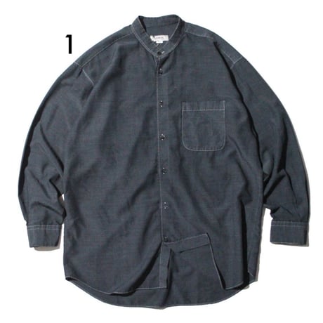 Band Collar L/SL Shirts