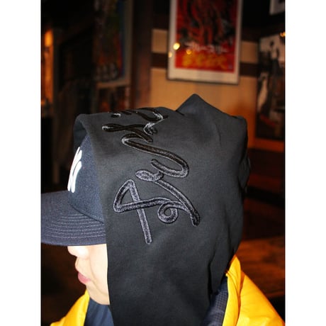 Stockroom OG Wear "PP¥ Font Black Embroidered Zip Hoodie"