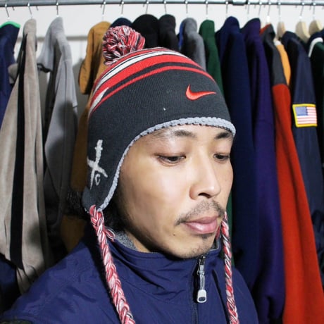 Nike Ear Flap Pompom Beanie
