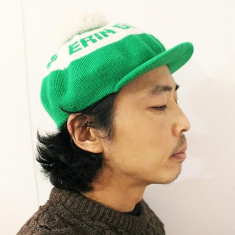 Pompom Tam Beanie With Visor