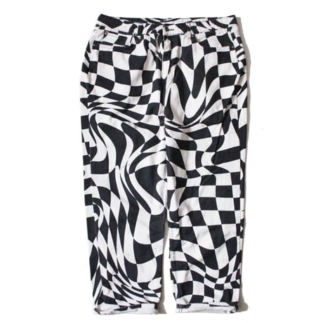 Jaded Man x Curly Fry Checker Flag Denim Pant
