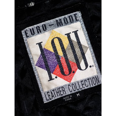 I.O.U Suede Bomber Jacket