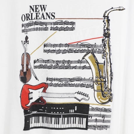 New Orleans Jazz Tee <Single Stitch>