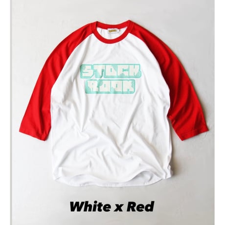 Stockroom Original "Block Logo 3/4 Raglan Sleeve Tee"