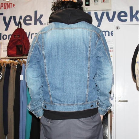 DKNY Jeans Washed Denim Trucker Jacket