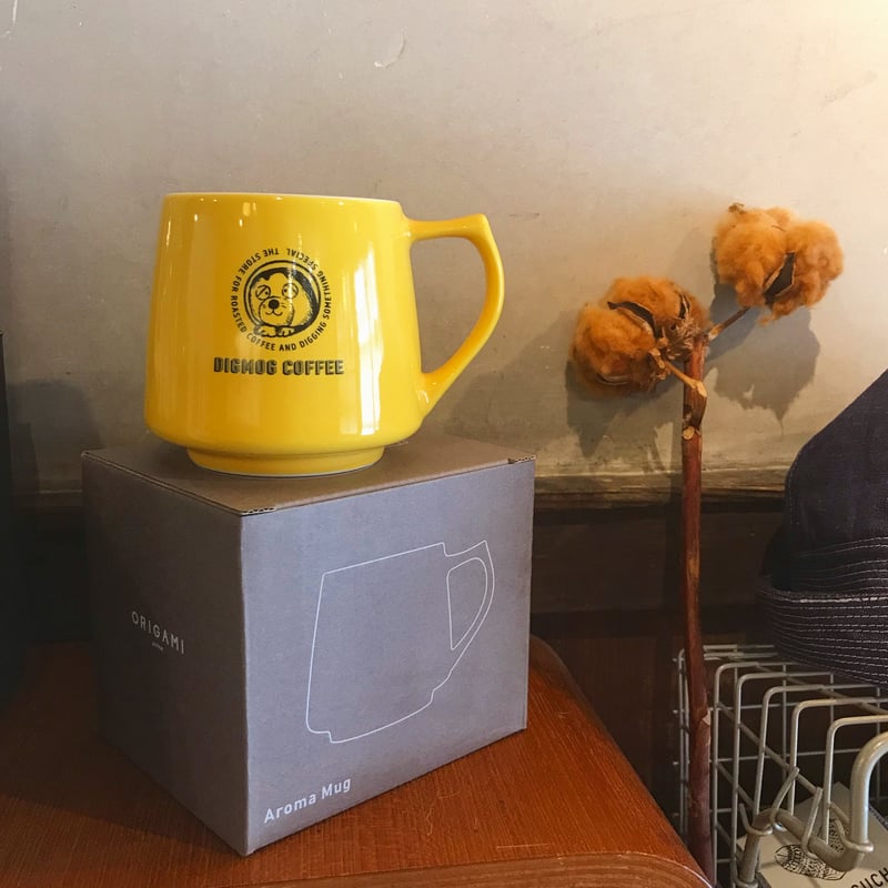 DIGMOG COFFEE mug cup yellow | ichio otsuka store