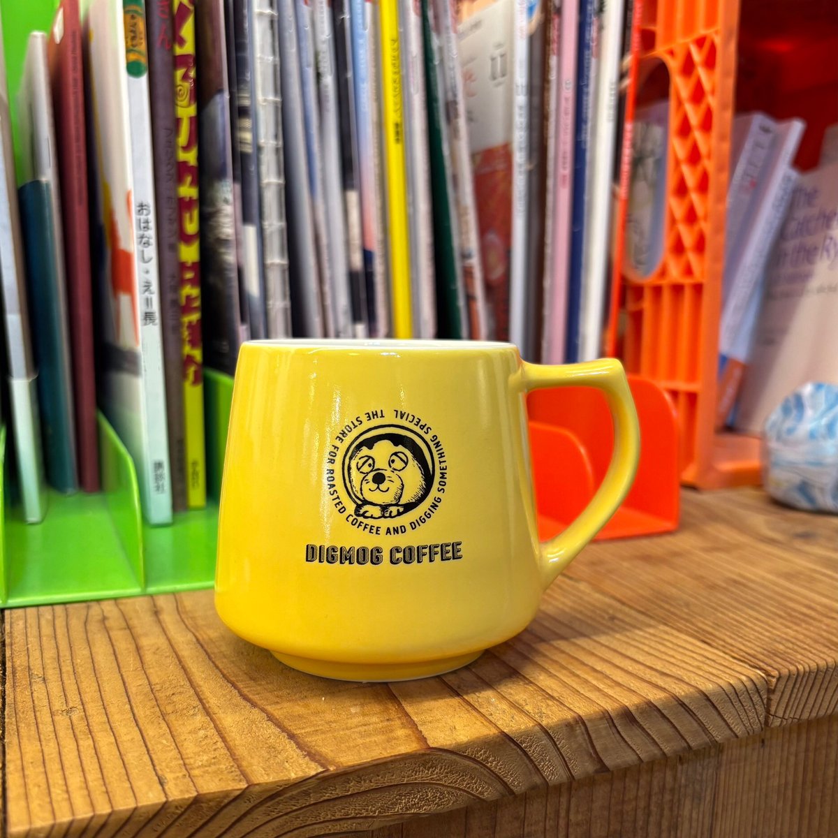 DIGMOG COFFEE mug cup yellow | ichio otsuka store