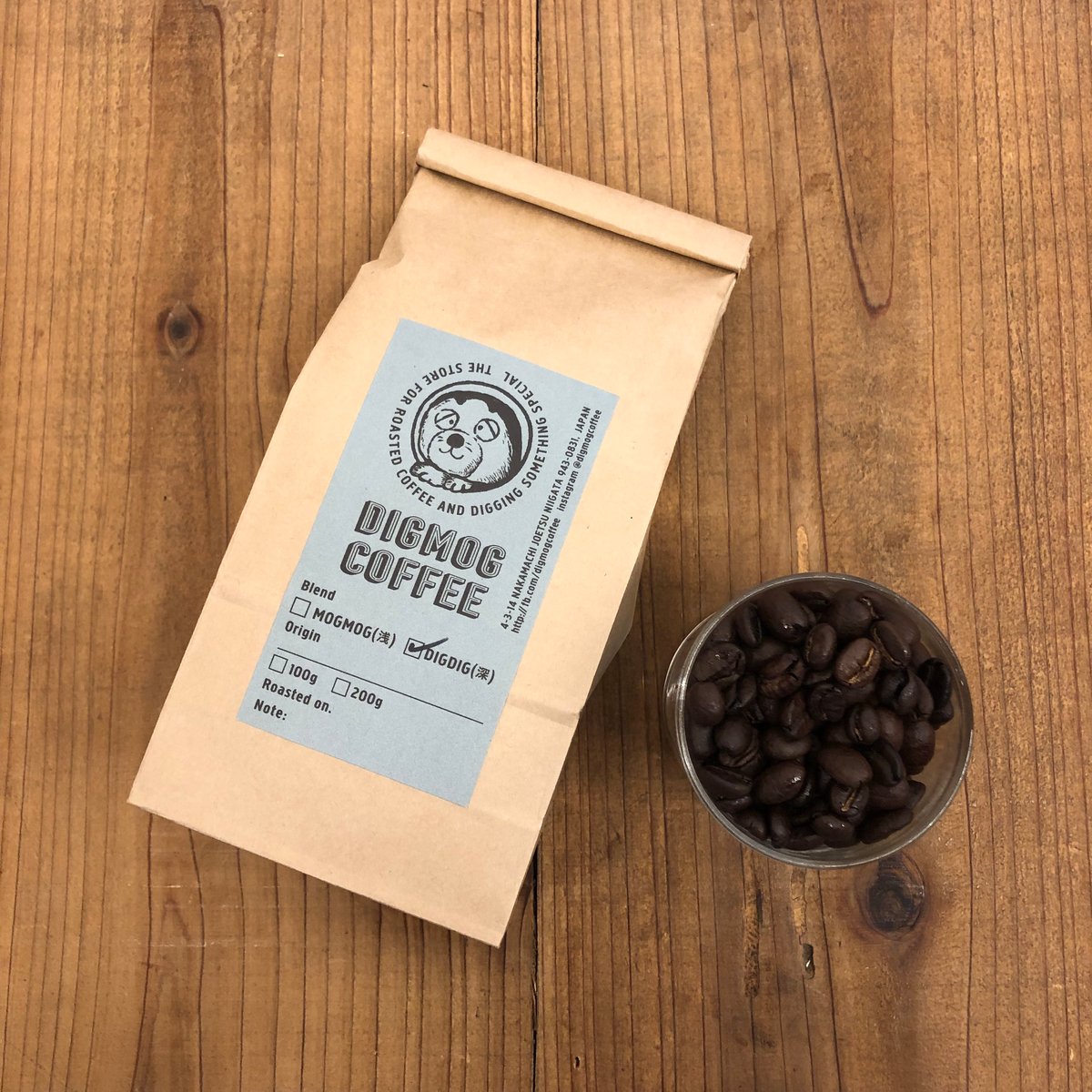 DIGMOG COFFEE ディグディグブレンド（中深煎り）200g | ichio otsu