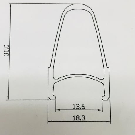 ADS S-30 クリンチャーアルミホイール・ブラック(1,452g)自社計測時￥77,000