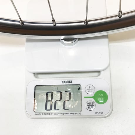 ADS ミニベロクリンチャーシルバーアルミ20インチ（451）ワイドホイール(1,485g)自社計測時(本体58,000+消費税5,800)