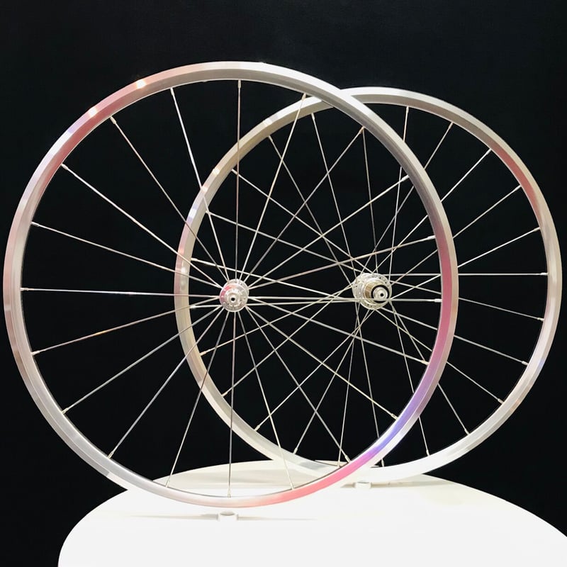 ADS S-22R軽量クリンチャーシルバーアルミホイール(1,304g)自社計測時