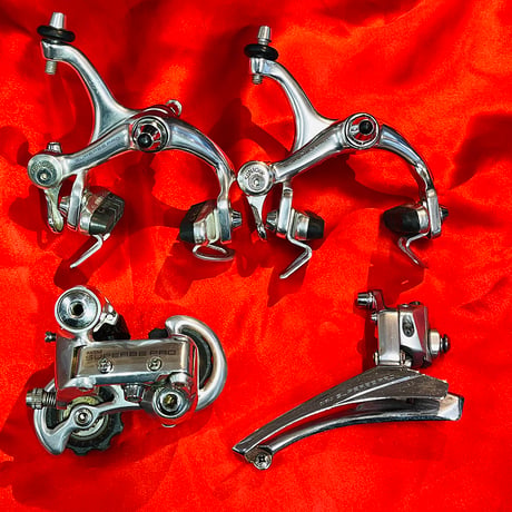 SUNTOUR SUPERBE PRO サイドプルブレーキ・フロントメカ・リヤメカ3点セットUSED PARTS/USED送料無料