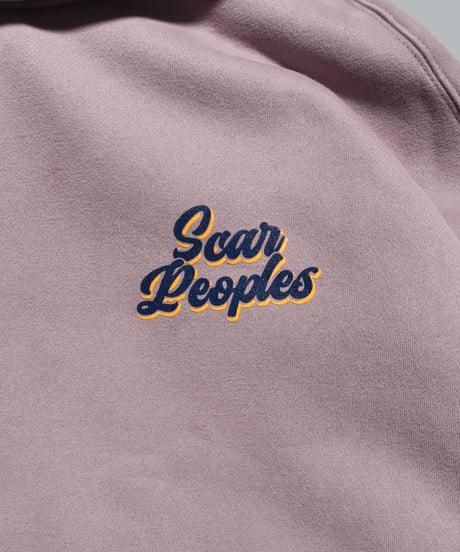 Shadow Logo Hoodie / Dark Purple