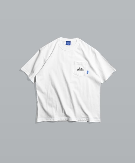 Basic Logo Pocket Tee / White