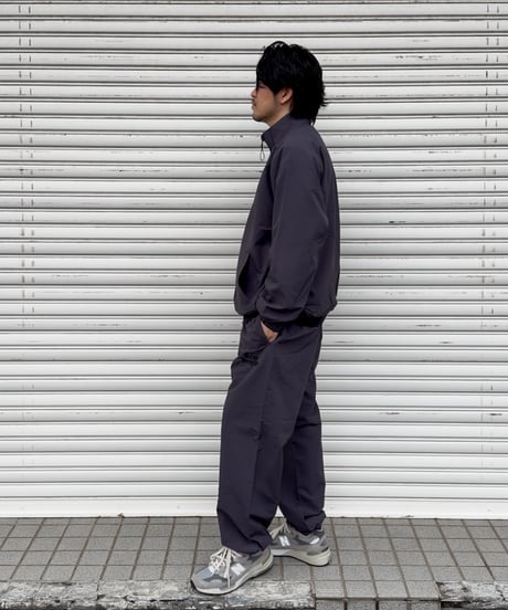 Alpha Logo Nylon Jacket / Charcoal