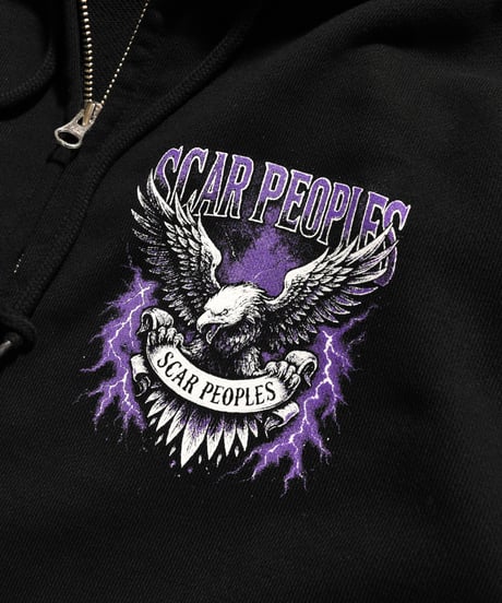 Eagle Flame Zip Hoodie