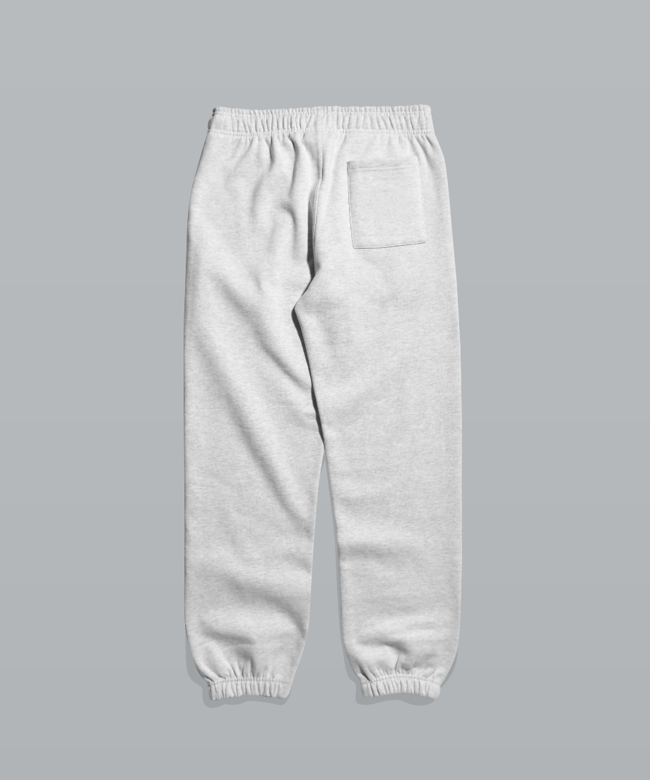Basic Logo Sweat Pants / Ash | Youthful Scar Pe