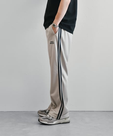 Hype Logo Track Pants / Light Grey × Navy