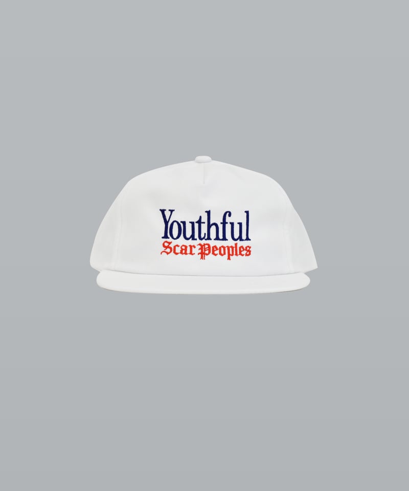 Icon 5-Panel Cap / White | Youthful Scar Peoples