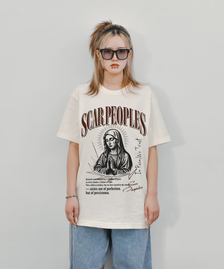 Pray Maria Tee / Ivory