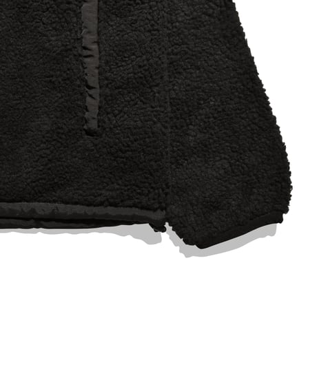 Basic Boa Hooded Jacket / Black