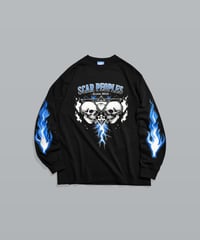 Skull Flame Long Sleeve Tee