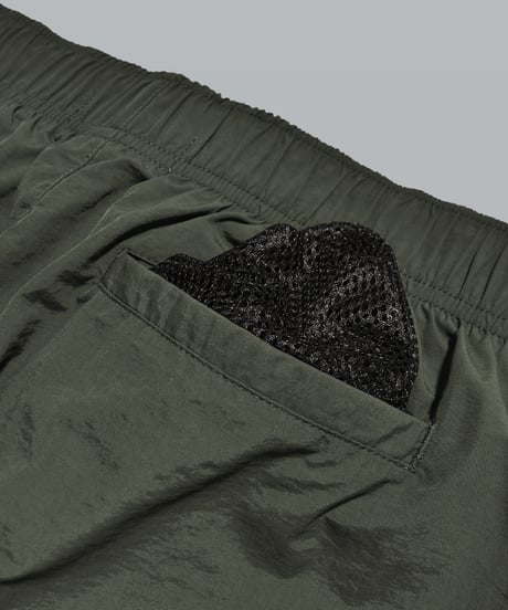 Alpha Logo Nylon Pants / Forest