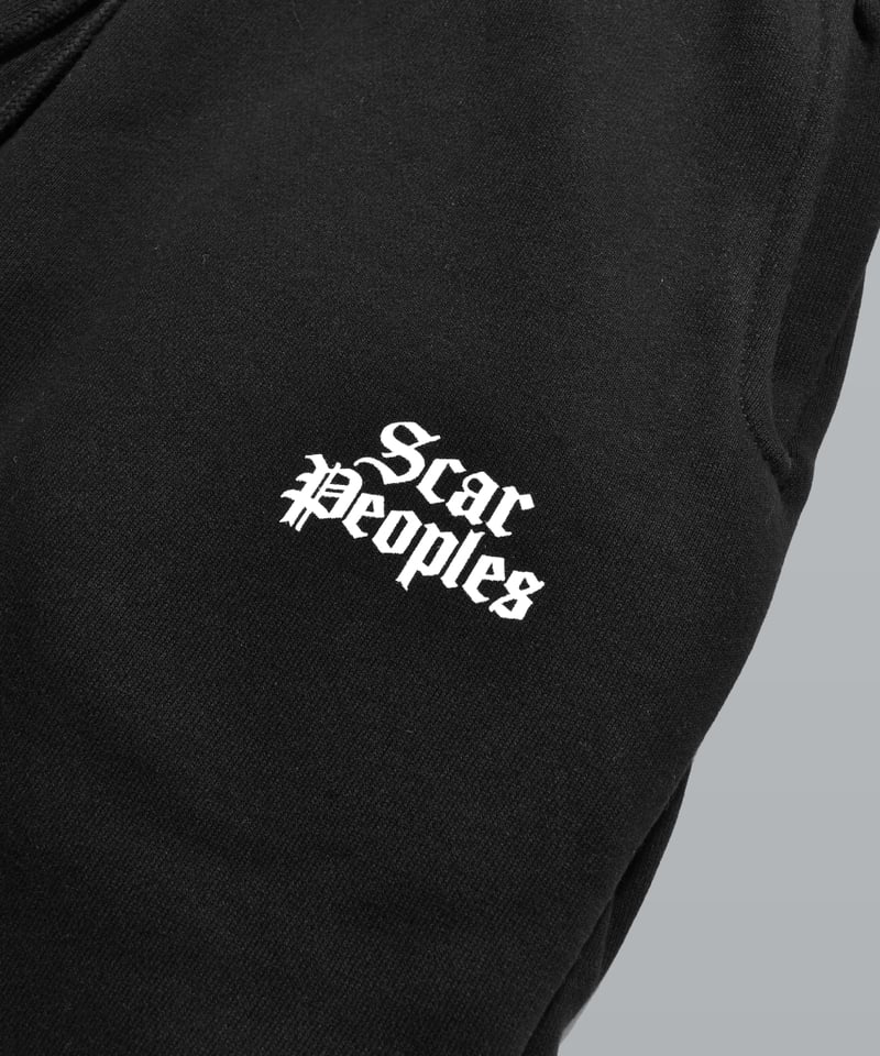 Basic Logo Sweat Pants / Black | Youthful Scar