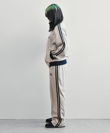 Hype Logo Track Pants / Light Grey × Navy