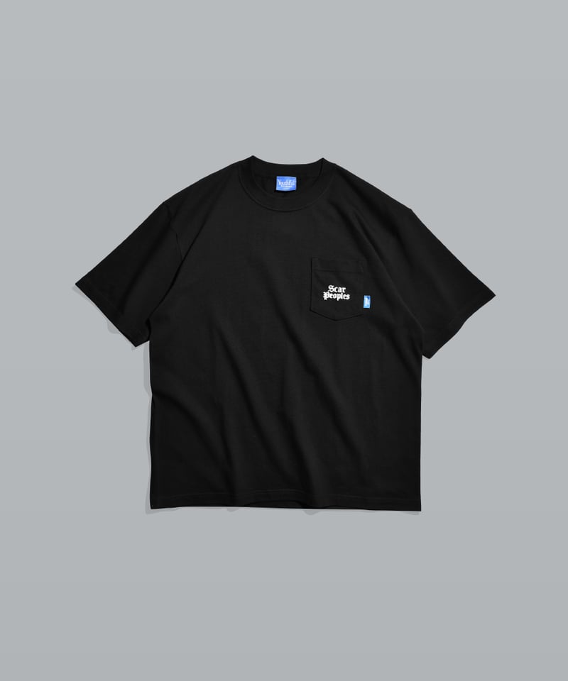 Basic Logo Pocket Tee / Black | Youthful Scar P