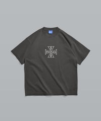 Vintage Cross Fade Tee / Fade Black