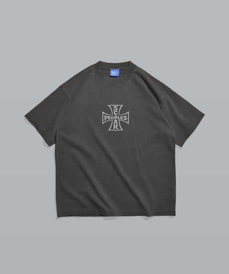 Vintage Cross Fade Tee / Fade Black