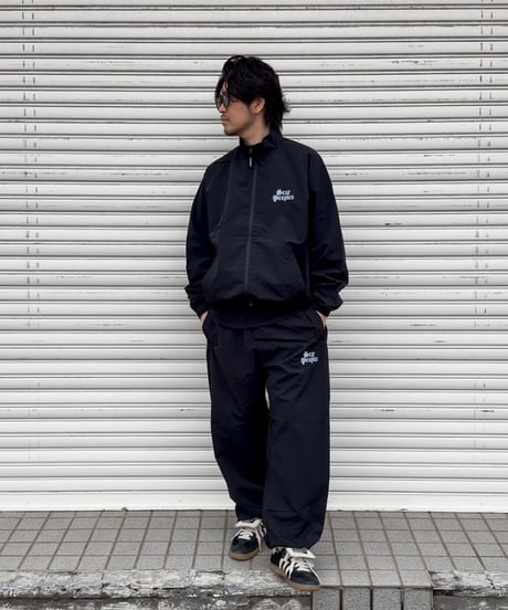 Alpha Logo Nylon Jacket / Black
