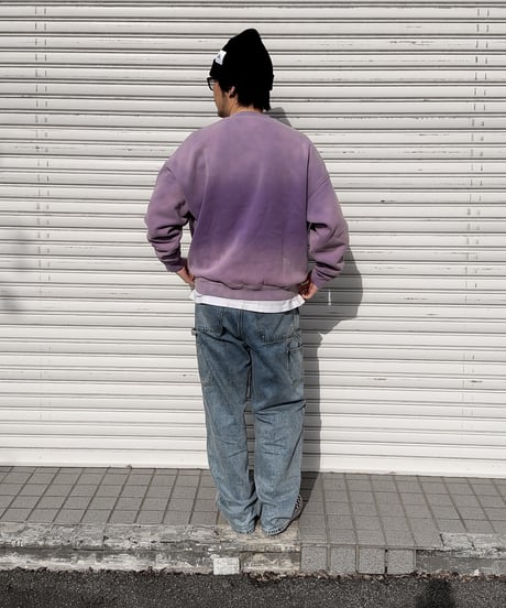 Vintage Hue Crewneck Sweat / Purple