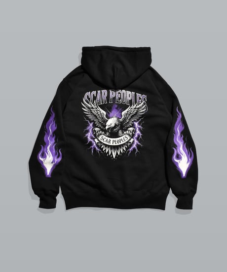 Eagle Flame Zip Hoodie