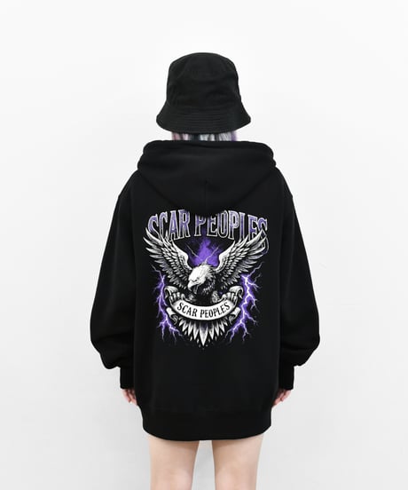 Eagle Flame Zip Hoodie