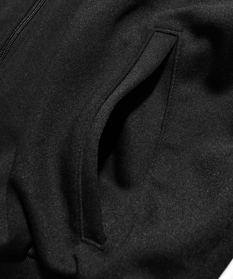 Hype Logo Track Jacket / Black × Black