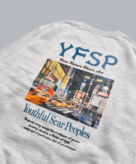 YFSP Patch Crew Sweat / Ash