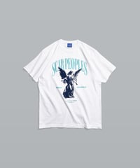 Maria Wings Tee / White × Blue