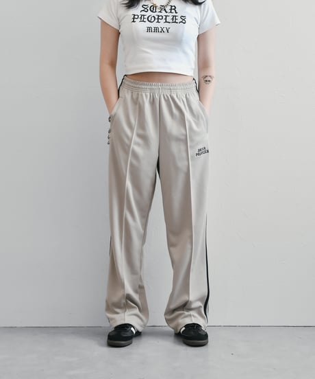 Hype Logo Track Pants / Light Grey × Navy