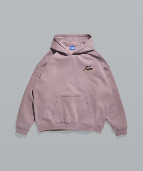 Shadow Logo Hoodie / Dark Purple