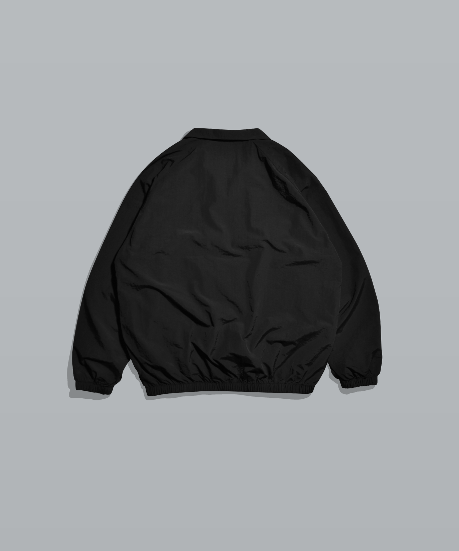 Hype Logo Nylon Jacket / Black | Youthful Scar Hype Logo Nylon Jacket / Black | Youthful Scar