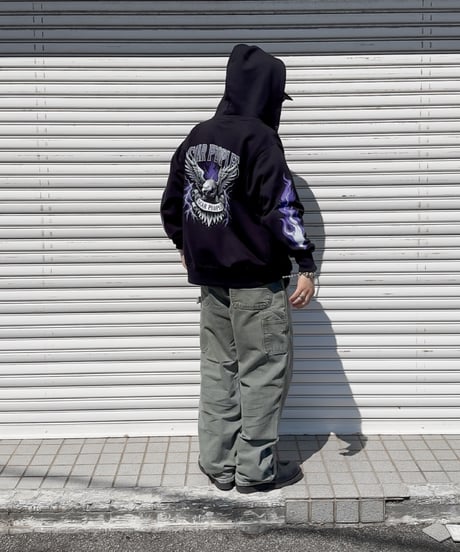 Eagle Flame Zip Hoodie