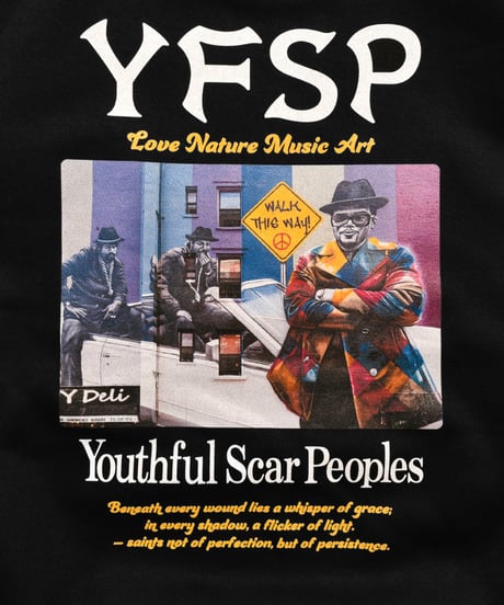 YFSP Patch Crew Sweat / Black