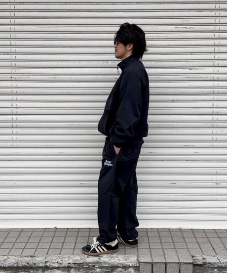 Alpha Logo Nylon Pants / Black