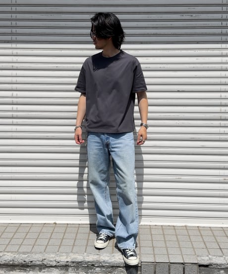 Essential Box Tee / Charcoal