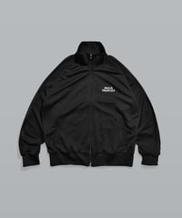 Hype Logo Track Jacket / Black × Black