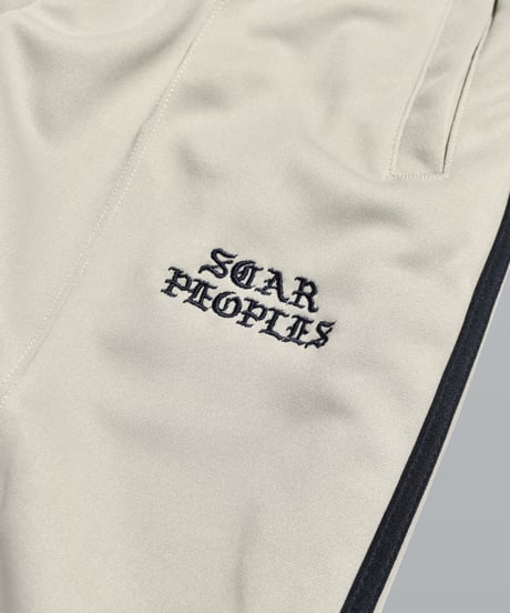 Hype Logo Track Pants / Light Grey × Navy