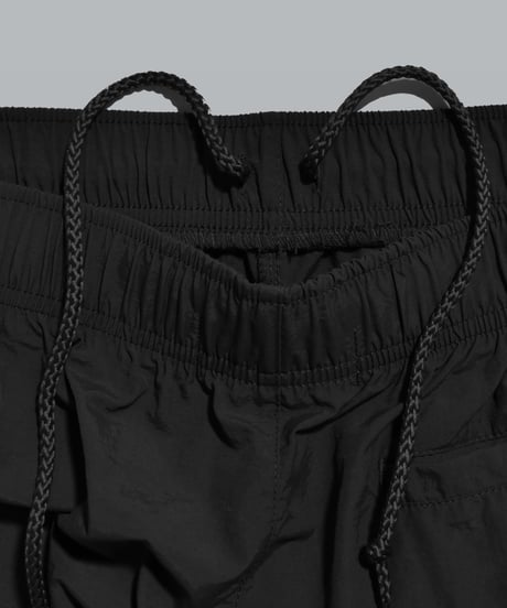 Alpha Logo Nylon Pants / Black
