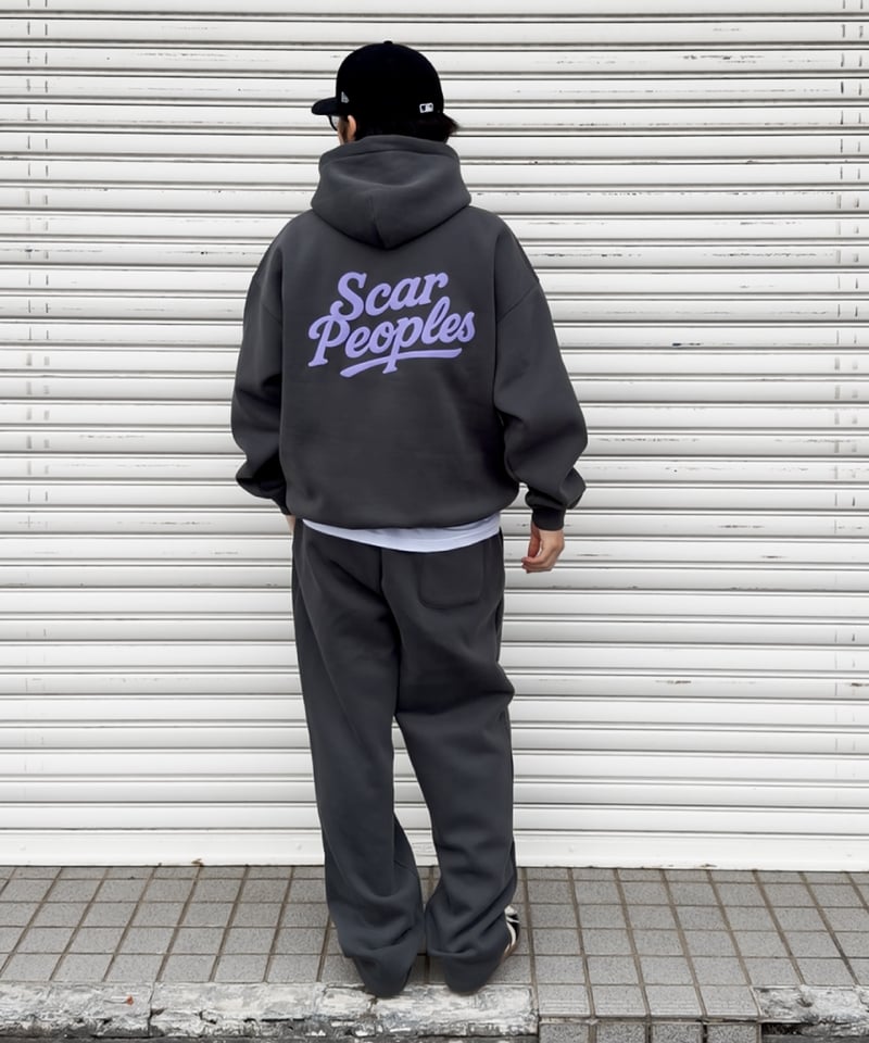 Heritage Logo Hoodie / Charcoal | Youthful Scar